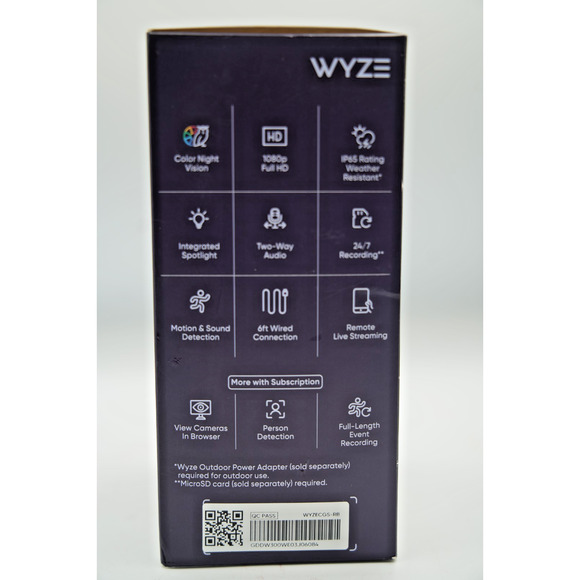 Cam OG Indoor/Outdoor 1080p Wi-Fi Smart Home Security Camera with Color Night... - Picture 4 of 4